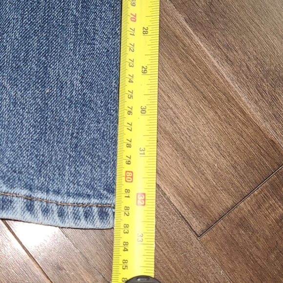 100% Cotton Flare Sz 8 Long American Eagle jeans Favorite Flare 9 inch rise - Picture 8 of 11